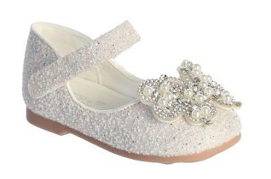 S183 Glitter Butterfly Shoe W/Velcro Strap