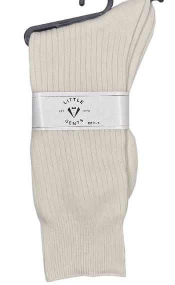 Boys Ivory Dress Socks