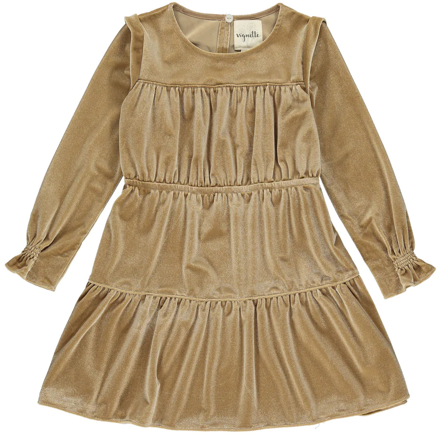 Bennett Dress Gold